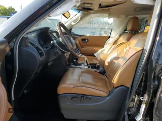 2017 Infiniti QX80 Signature Edition with VIN JN8AZ2NE3H9158323, listed as a Copart auction lot 59137865 with 150,849 mi miles and Salvage title. Bid and sale history available at DreamBid. Image 7.