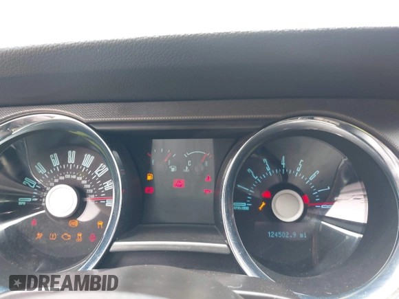 2012 Ford Mustang Premium with VIN 1ZVBP8AM3C5280537, listed as a IAAI auction lot 42171843 with 124,502 mi miles and . Bid and sale history available at carsss.com. Image 7.