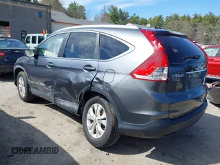 2013 Honda CR-V EX-L with VIN 2HKRM4H73DH656366, listed as a IAAI auction lot 41998244 with 124,864 mi miles. Bid and sale history available at carsss.com. Image 3.