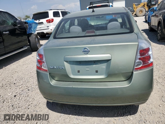 2008 Nissan Sentra S with VIN 3N1AB61E68L720416, listed as a Copart auction lot 60808885 with 167,556 mi miles and Salvage title. Bid and sale history available at DreamBid. Image 6.