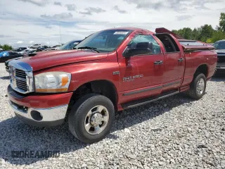 2006 Dodge Ram 2500 SLT with VIN 3D7KS28D06G114452, listed as a Copart auction lot 60856604 with 206,793 mi miles and Clean Title. Bid and sale history available at carsss.com. Image 1.