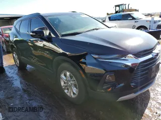 2019 Chevrolet Blazer with VIN 3GNKBHRS9KS700320, listed as a Copart auction lot 42675355 with 53,417 mi miles and Salvage title. Bid and sale history available at DreamBid. Image 4.