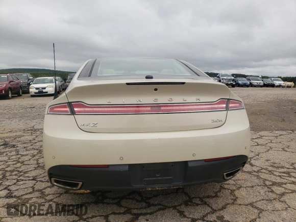 2014 Lincoln MKZ Hybrid with VIN 3LN6L2LU4ER808818, listed as a Copart auction lot 57411395 with 95,775 mi miles and Salvage title. Bid and sale history available at DreamBid. Image 6.