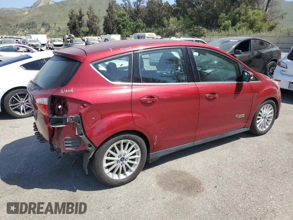 2014 Ford C-Max Energi SEL with VIN 1FADP5CU6EL503729, listed as a Copart auction lot 59785624 with 103,741 mi miles and Salvage Title. Bid and sale history available at carsss.com. Image 3.