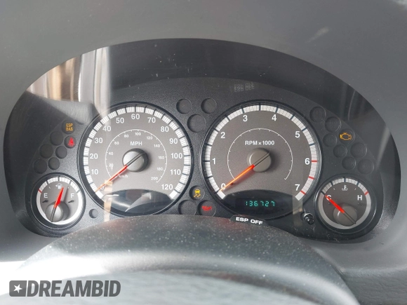 2007 Jeep Liberty Sport with VIN 1J4GL48K77W669788, listed as a IAAI auction lot 41655587 with 136,727 mi miles. Bid and sale history available at carsss.com. Image 7.