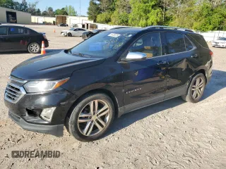2018 Chevrolet Equinox Premier with VIN 2GNAXMEV9J6296079, listed as a Copart auction lot 53438025 with 195,977 mi miles and Clean Title. Bid and sale history available at carsss.com. Image 1.