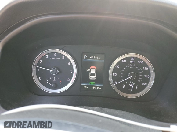 2018 Hyundai Sonata Sport Plus with VIN 5NPE34AF1JH649401, listed as a Copart auction lot 41619975 with 84,519 mi miles and Salvage Title. Bid and sale history available at DreamBid. Image 9.