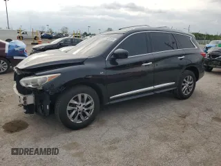 2015 Infiniti QX60 z VIN 5N1AL0MM8FC558867, wystawiony jako Copart lot #54653245 z przebiegiem Nie podano mil oraz Szkoda całkowita • Salvage title. Historia ofert i sprzedaży dostępna na DreamBid. Obrazek 1.