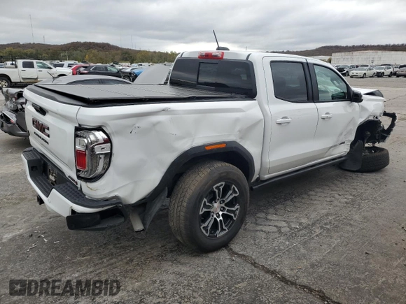 2023 GMC Canyon 4WD AT4 with VIN 1GTP6DEK5P1215120, listed as a Copart auction lot 79029374 with 16,520 mi miles and Salvage Title. Bid and sale history available at carsss.com. Image 3.
