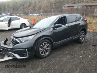 2021 Honda CR-V EX with VIN 2HKRW2H57MH659753, listed as a Copart auction lot 51523785 with 33,009 mi miles and Salvage title. Bid and sale history available at DreamBid. Image 1.