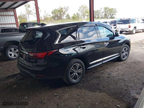 2018 Infiniti QX60 with VIN 5N1DL0MM6JC534248, listed as a IAAI auction lot 40120352 with 200,122 mi miles. Bid and sale history available at carsss.com. Image 4.