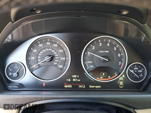 2015 BMW 4 Series 428i with VIN WBA3N3C56FK232040, listed as a Copart auction lot 49974885 with 48,450 mi miles and Salvage Title. Bid and sale history available at DreamBid. Image 9.