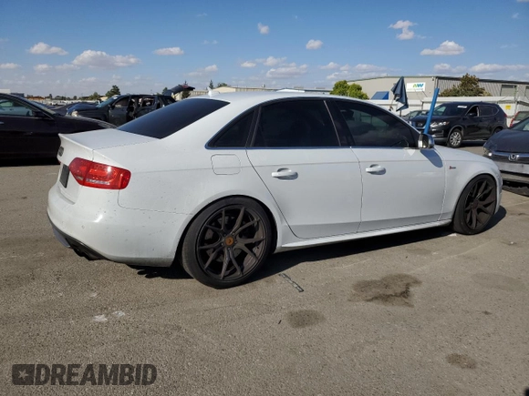 2012 Audi S4 Premium Plus with VIN WAUBGAFL9CA112268, listed as a Copart auction lot 70892964 with 155,093 mi miles and Salvage Title. Bid and sale history available at carsss.com. Image 3.