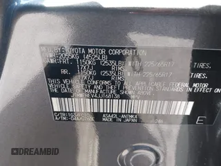 2018 Toyota RAV4 XLE z VIN JTMWFREV4JJ168138, wystawiony jako IAAI lot #41845337 z przebiegiem 122 509 mil mil oraz . Historia ofert i sprzedaży dostępna na DreamBid. Obrazek 9.