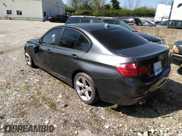 2012 BMW 3 Series 328i with VIN WBA3A5C57CF346074, listed as a IAAI auction lot 41985521 with 160,172 mi miles. Bid and sale history available at carsss.com. Image 3.