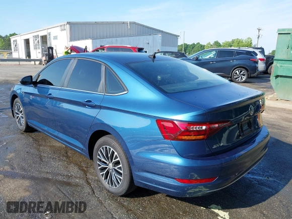 2019 Volkswagen Jetta SEL with VIN 3VWE57BUXKM151151, listed as a IAAI auction lot 42075323 with 79,478 mi miles and . Bid and sale history available at DreamBid. Image 3.