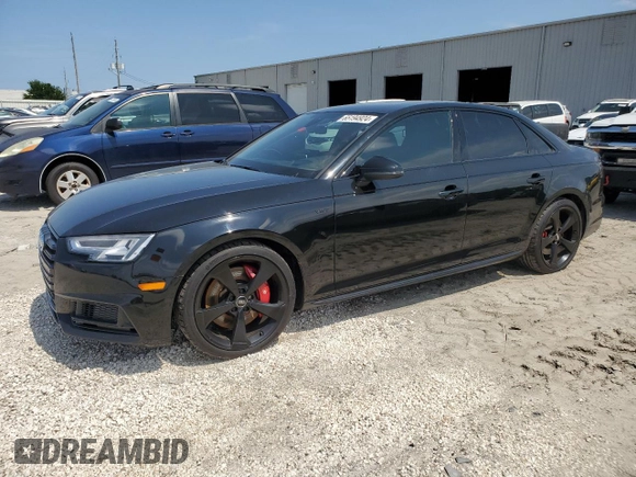 2018 Audi S4 Prestige with VIN WAUC4AF43JA142305, listed as a Copart auction lot 65194924 with 69,485 mi miles and Non Repairable. Bid and sale history available at carsss.com. Image 1.