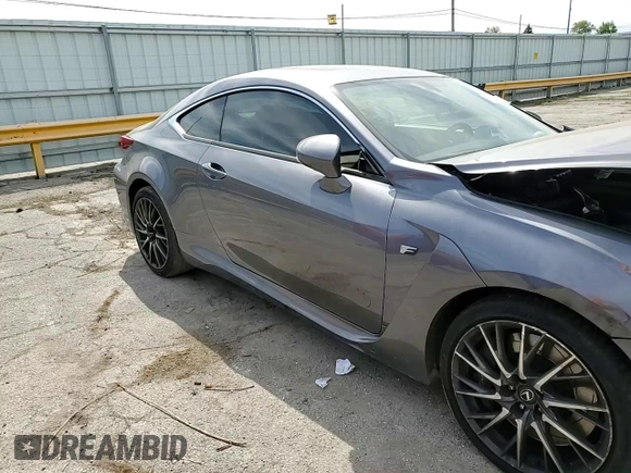 2015 Lexus RC F with VIN JTHHP5BCXF5001296, listed as a Copart auction lot 56637605 with Not provided miles and Salvage title. Bid and sale history available at DreamBid. Image 13.