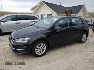 2019 Volkswagen Golf S with VIN 3VWG57AU8KM020682, listed as a Copart auction lot 51091875 with 48,257 mi miles and Salvage Title. Bid and sale history available at carsss.com. Image 1.