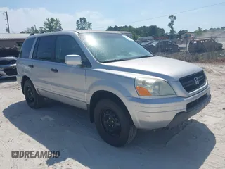 2003 Honda Pilot EX with VIN 2HKYF18653H508827, listed as a IAAI auction lot 42010185 with 236,436 mi miles and . Bid and sale history available at carsss.com. Image 1.