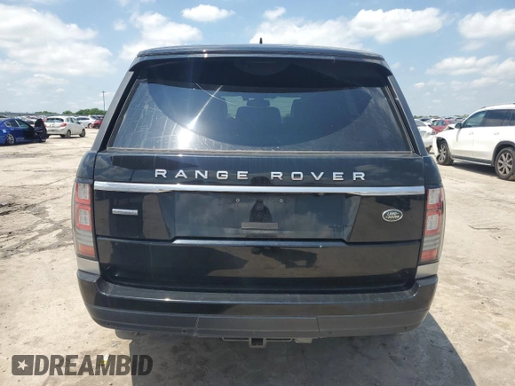 2015 Land Rover Range Rover Autobiography with VIN SALGV2TF2FA217086, listed as a Copart auction lot 55519365 with 129,197 mi miles and Salvage title. Bid and sale history available at DreamBid. Image 6.