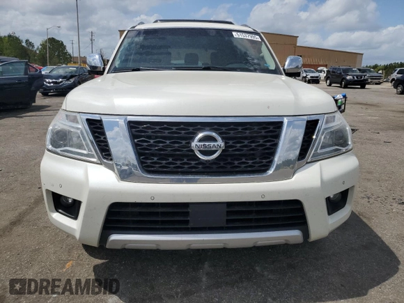 2017 Nissan Armada SV with VIN JN8AY2NC4H9503019, listed as a Copart auction lot 51537995 with 157,084 mi miles and Clean Title. Bid and sale history available at carsss.com. Image 5.