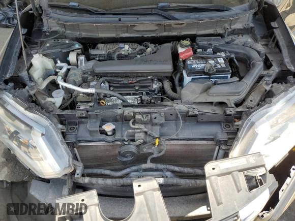2017 Nissan Rogue S with VIN KNMAT2MTXHP538977, listed as a Copart auction lot 61661495 with 70,905 mi miles and Salvage title. Bid and sale history available at DreamBid. Image 12.