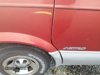 2000 Chevrolet Astro with VIN 1GNDM19W6YB112523, listed as a Copart auction lot 76586954 with Not Provided miles and Salvage Title. Bid and sale history available at carsss.com. Image 13.