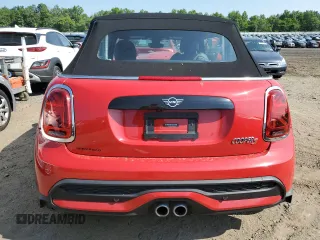 2022 MINI Convertible Cooper S with VIN WMW43DL09N3N61439, listed as a Copart auction lot 60082884 with 0 mi miles and Salvage Title. Bid and sale history available at carsss.com. Image 6.