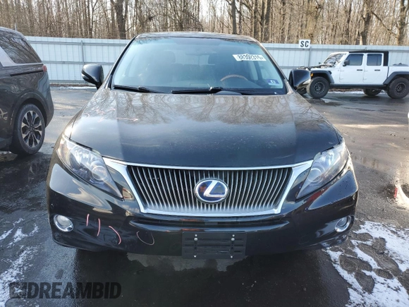 2012 Lexus RX 450h with VIN JTJZB1BA1C2407621, listed as a Copart auction lot 88302315 with 141,315 mi miles and Salvage title. Bid and sale history available at DreamBid. Image 5.
