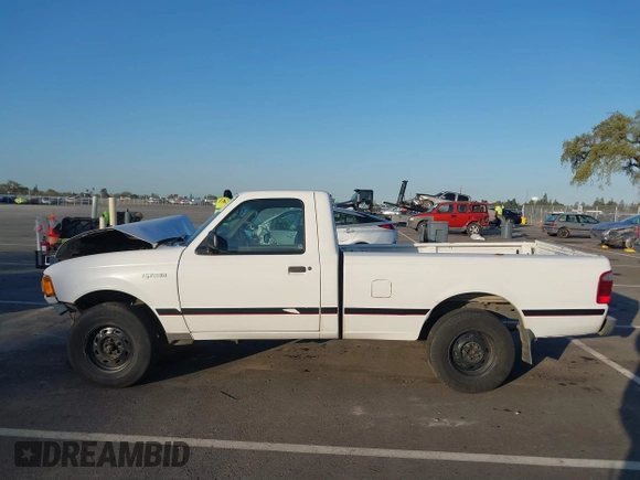 2003 Ford Ranger XL Fleet with VIN 1FTYR10E93PB27237, listed as a IAAI auction lot 41745971 with 185,499 mi miles. Bid and sale history available at carsss.com. Image 15.