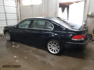 2006 BMW 7 Series 750Li with VIN WBAHN83586DT60156, listed as a Copart auction lot 87630335 with 108,401 mi miles and Salvage Title. Bid and sale history available at carsss.com. Image 2.
