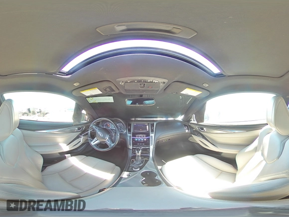 2017 Infiniti Q60 Sport with VIN JN1EV7EK7HM363963, listed as a Copart auction lot 57836545 with 117,785 mi miles and Salvage title. Bid and sale history available at DreamBid. Image 14.