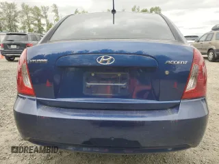 2011 Hyundai Accent GLS with VIN KMHCN4AC9BU556524, listed as a Copart auction lot 54990215 with 214,552 mi miles and Clean Title. Bid and sale history available at DreamBid. Image 6.