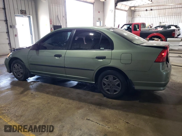 2004 Honda Civic VP with VIN 1HGES16334L015427, listed as a Copart auction lot 55235815 with 183,744 mi miles and Salvage title. Bid and sale history available at DreamBid. Image 2.