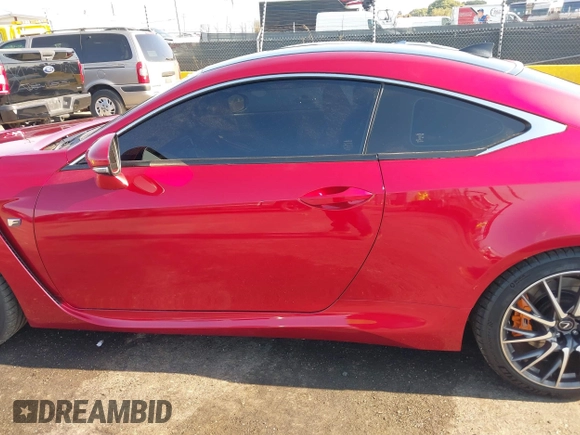 2017 Lexus RC F with VIN JTHHP5BC6H5006076, listed as a IAAI auction lot 40995520 with 49,461 mi miles. Bid and sale history available at carsss.com. Image 15.