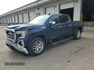2021 GMC Sierra 1500 SLT z VIN 3GTU9DET5MG216851, wystawiony jako Copart lot #50587485 z przebiegiem 54 929 mil mil oraz Szkody całkowita. Historia ofert i sprzedaży dostępna na DreamBid. Obrazek 1.