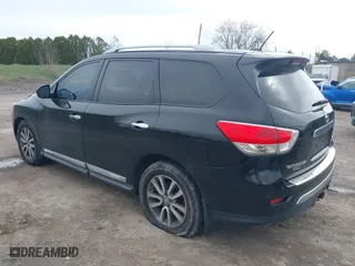 2014 Nissan Pathfinder S with VIN 5N1AR2MM5EC680563, listed as a IAAI auction lot 42020044 with 143,574 mi miles. Bid and sale history available at carsss.com. Image 3.