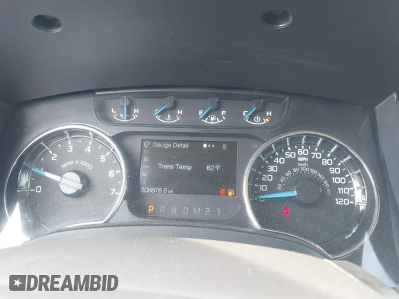 2013 Ford F-150 XL z VIN 1FTFW1ET9DFD69024, wystawiony jako IAAI lot #42430219 z przebiegiem 108 876 mil mil oraz . Historia ofert i sprzedaży dostępna na DreamBid. Obrazek 7.