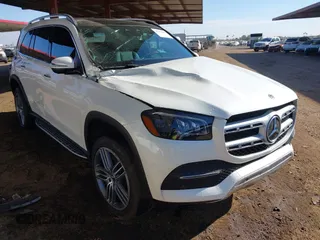 2022 Mercedes-Benz GLS with VIN 4JGFF5KEXNA626067, listed as a IAAI auction lot 41372495 with 44,013 mi miles. Bid and sale history available at carsss.com. Image 1.
