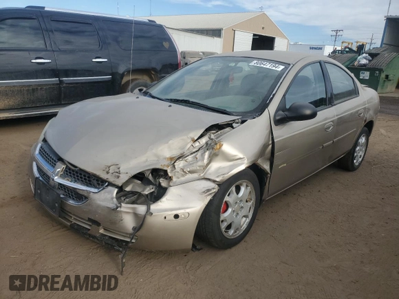 2003 Dodge Neon SXT with VIN 1B3ES56CX3D142174, listed as a Copart auction lot 80647194 with 162,404 mi miles and Salvage Title. Bid and sale history available at carsss.com. Image 1.