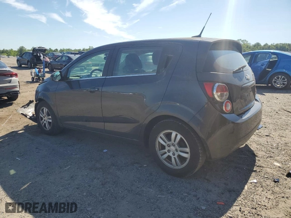 2014 Chevrolet Sonic LT with VIN 1G1JC6SH9E4170822, listed as a Copart auction lot 58460254 with 158,792 mi miles and Salvage Title. Bid and sale history available at carsss.com. Image 2.