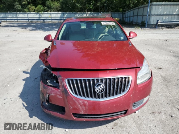 2013 Buick Regal with VIN 2G4GR5ERXD9248188, listed as a Copart auction lot 67896514 with 121,576 mi miles and Salvage Title. Bid and sale history available at carsss.com. Image 5.