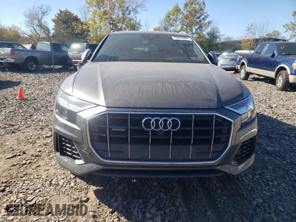 2020 Audi Q8 Premium Plus with VIN WA1BVAF16LD025363, listed as a Copart auction lot 76020984 with 48,724 mi miles and Salvage Title. Bid and sale history available at carsss.com. Image 5.