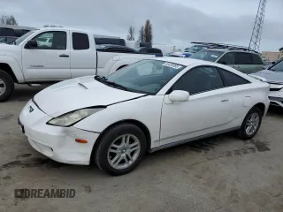 2000 Toyota Celica GT with VIN JTDDR32T4Y0025849, listed as a Copart auction lot 44429385 with 315,747 mi miles and Salvage Title. Bid and sale history available at carsss.com. Image 1.