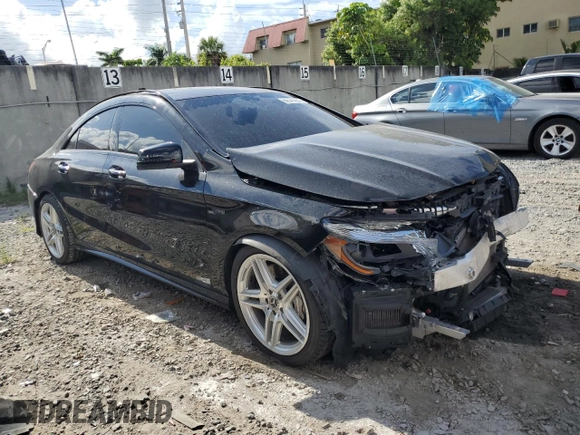 2016 Mercedes-Benz CLA 45 AMG with VIN WDDSJ5CB5GN347455, listed as a Copart auction lot 66579284 with 92,042 mi miles and Salvage Title. Bid and sale history available at DreamBid. Image 4.