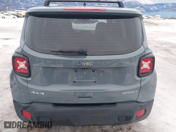 2018 Jeep Renegade Sport with VIN ZACCJBAB9JPJ50882, listed as a IAAI auction lot 41277886 with 59,081 mi miles and . Bid and sale history available at DreamBid. Image 17.