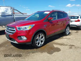 2017 Ford Escape Titanium with VIN 1FMCU9J96HUA68094, listed as a IAAI auction lot 42043893 with 85,893 mi miles. Bid and sale history available at carsss.com. Image 16.