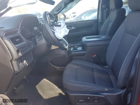 2023 Chevrolet Tahoe LS with VIN 1GNSKMKD4PR173298, listed as a Copart auction lot 77913334 with 0 mi miles and Salvage Title. Bid and sale history available at carsss.com. Image 7.