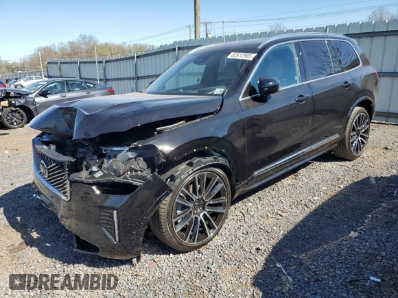 2025 Volvo XC90 with VIN YV4062PGXS1375711, listed as a Copart auction lot 52612965 with 40 mi miles and Salvage Title. Bid and sale history available at DreamBid. Image 1.